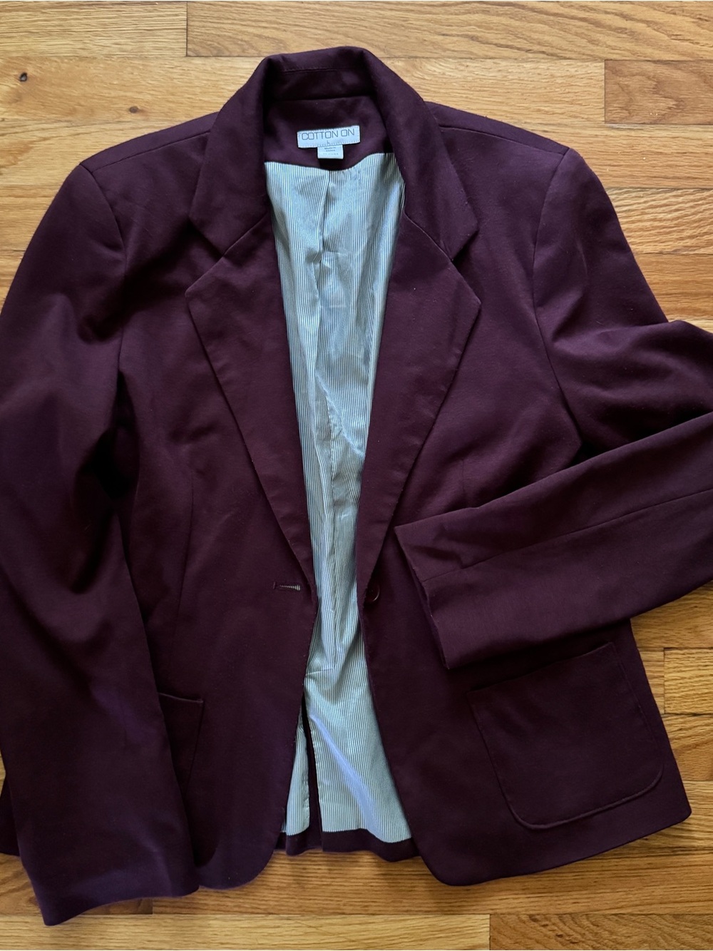 Cotton On Women's Wine Blazer